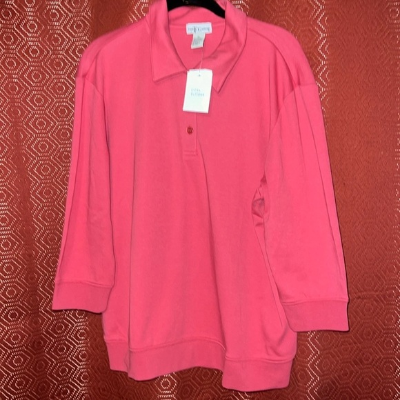 The Tog Shop Tops - The Tog Shop Melon Half Sleeve Blouse XL NWT